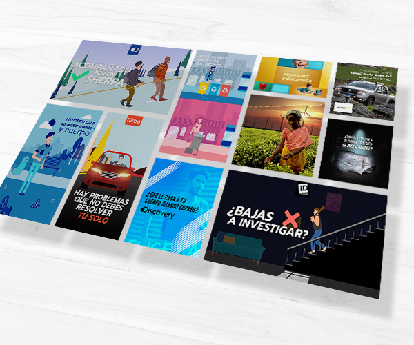 For TV and Digital Media, in all current formats.